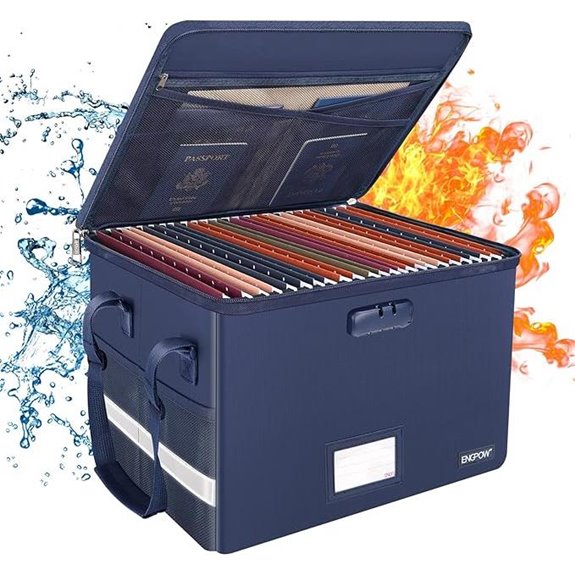 fireproof lockable file box