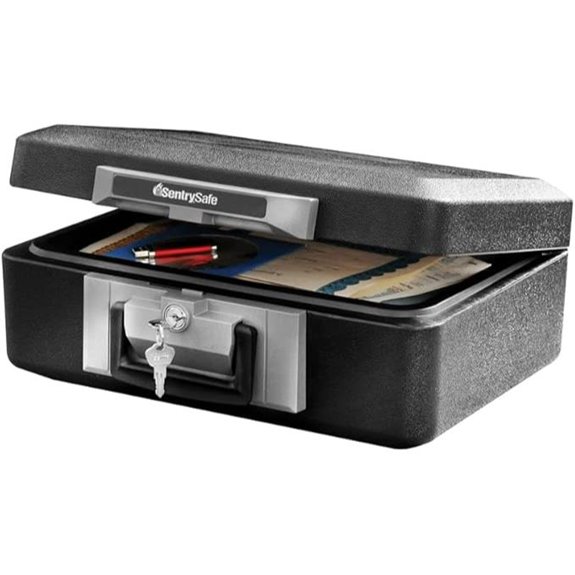 SentrySafe Fireproof Safe Box with Lock and Handle