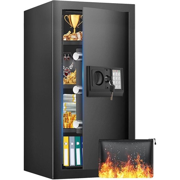 27.56 Fireproof Waterproof Safe with Digital Lock