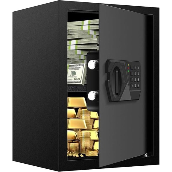 Large Fire & Waterproof Home Safe with Digital Lock