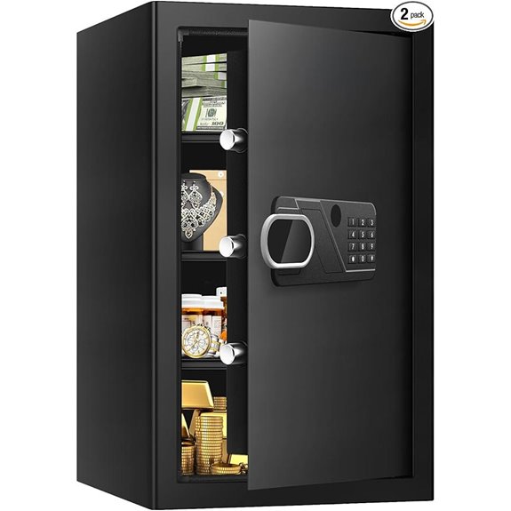 Large Fireproof Waterproof Safe with Alarm System