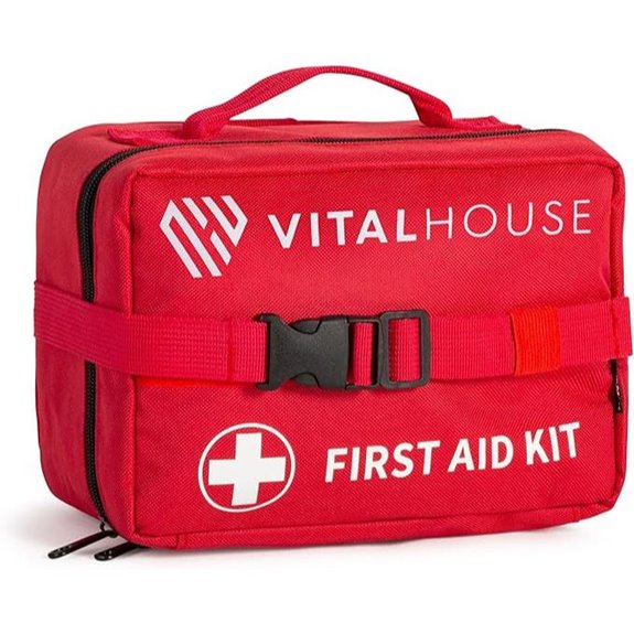 First Aid Kit with Tourniquet & Steri-Strips