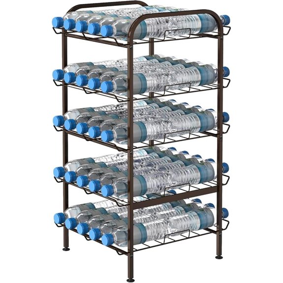 Smusei 5-Tier Water Bottle Organizer Stand