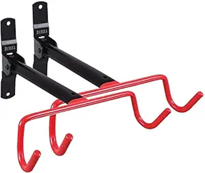 Dirza 2-Pack Foldable Bike Wall Mount Hanger