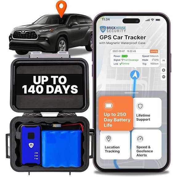 Brickhouse GPS Car Tracker with Extended Battery