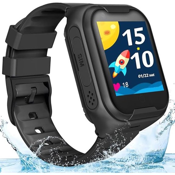 TEZILON 4G GPS Smart Watch with SOS & Camera