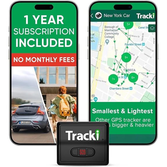 Tracki 4G LTE GPS Tracker for Vehicles & Kids