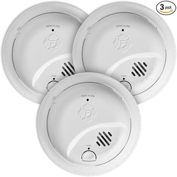 First Alert Hardwired Smoke Alarm 3-Pack