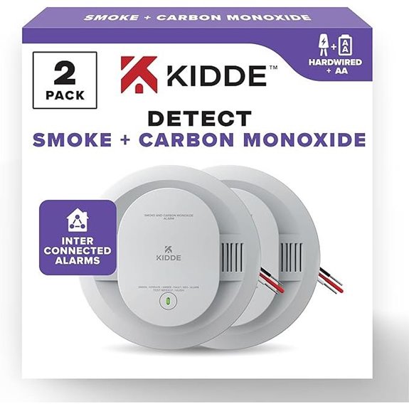 Kidde Hardwired Smoke & CO Detectors 2 Pack