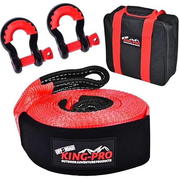 KING-PRO Snatch Strap Recovery Kit (20ft 33,000lbs)