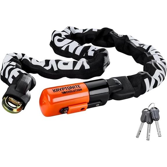 Kryptonite Evolution 1012 Bike Chain Lock 4ft Heavy Duty