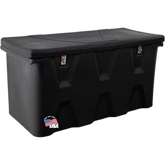 Buyers Poly Hitch Cargo Carrier with Chest and Steel Frame
