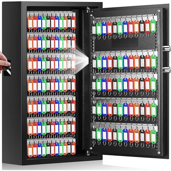 Heavy Duty Fireproof Key Cabinet with Lock