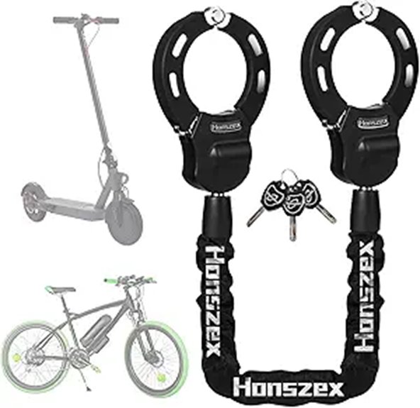 Heavy Duty Bike Lock Chain for Electric Scooters
