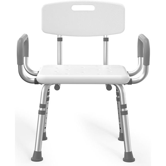 HOMLAND Heavy Duty Shower Chair with Arms