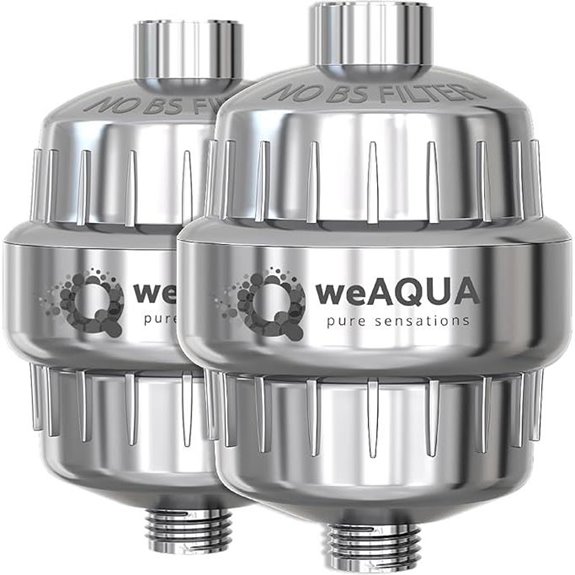 WeAQUA Heavy Duty Shower Filter (2 Pack)