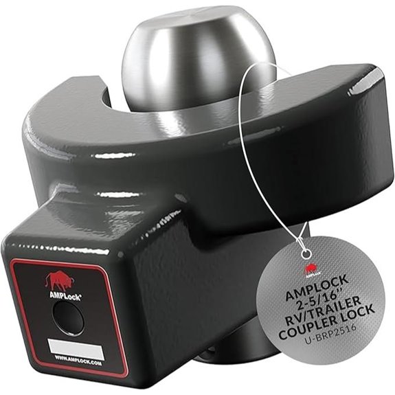 AMPLock Heavy Duty Trailer Hitch Lock (U-BRP2516)