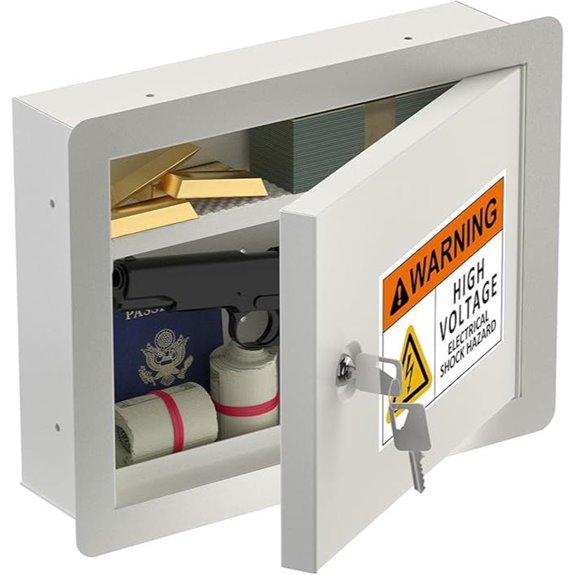 In-Wall Disguised Safe with Key Lock