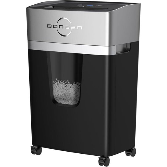 BONSEN 12-Sheet Micro Cut Paper Shredder