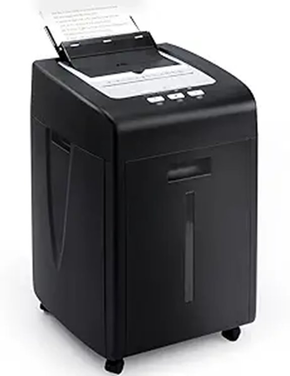 Commercial Auto-Feed Micro Cut Paper Shredder (200 Sheets)