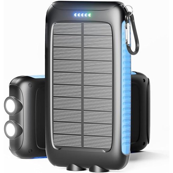 Solar Charger Power Bank 49800mAh with Fast Charging
