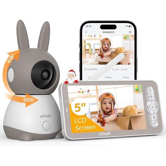 ieGeek 2K HD Baby Monitor with App & Night Vision