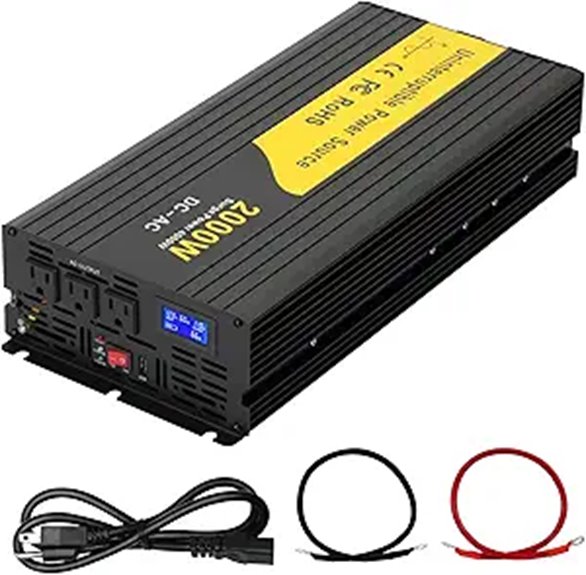 2000W Sump Pump Backup System with LCD Display