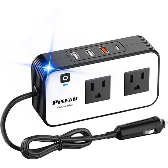 200W Car Power Inverter with USB-C and Dual USB