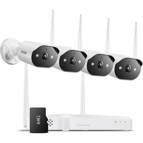 ZOSI 2K Wi-Fi Security Camera System (8CH)