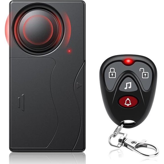 110dB Car Alarm System with Adjustable Sensitivity