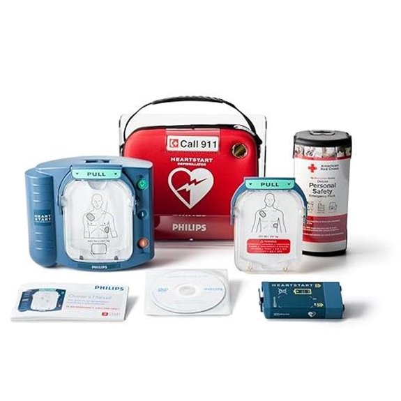 Philips HeartStart Home AED Defibrillator Value Package M5068A-C04