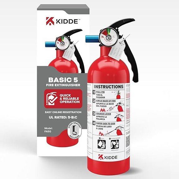 Kidde 5BC Basic Fire Extinguisher for Home
