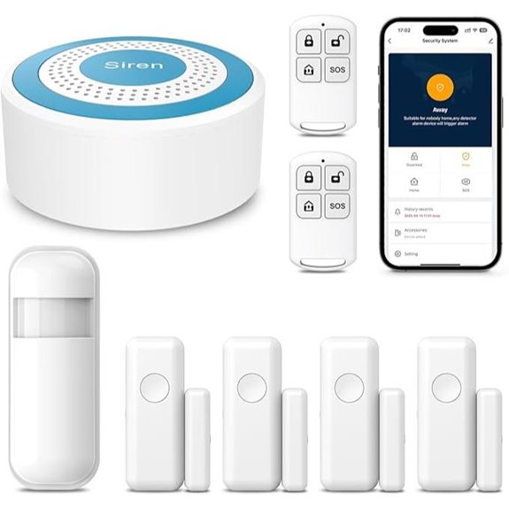 PGST Home Alarm System with Sensors and Alexa Compatibility