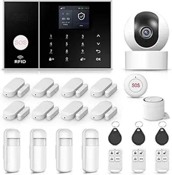 PGST Home Alarm System with Camera & Remote Control