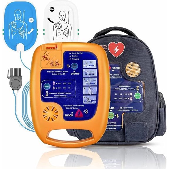 Portable AED Defibrillator for Home Use