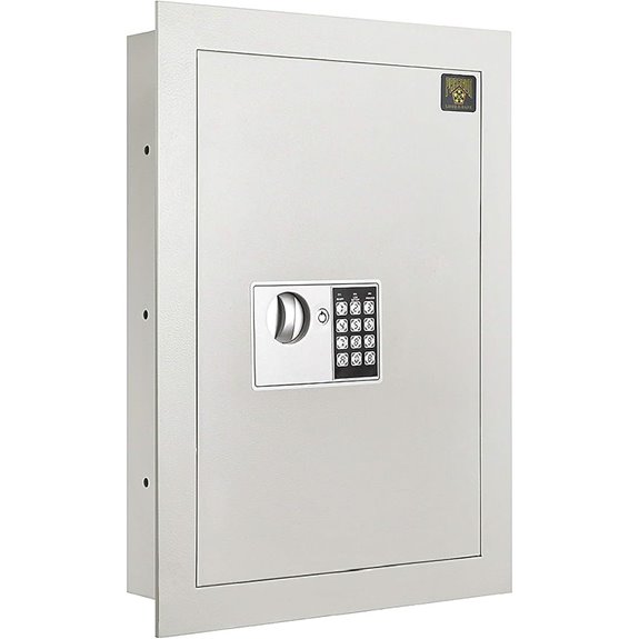 In-Wall Safe with Keypad and Manual Override