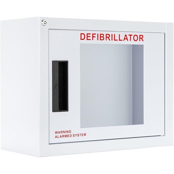 Alarmed AED Cabinet Compact Indoor Storage