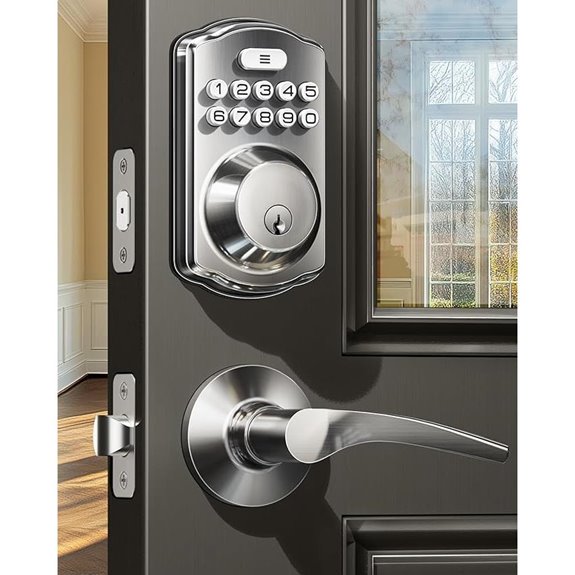 Veise Keyless Entry Door Lock with Handles
