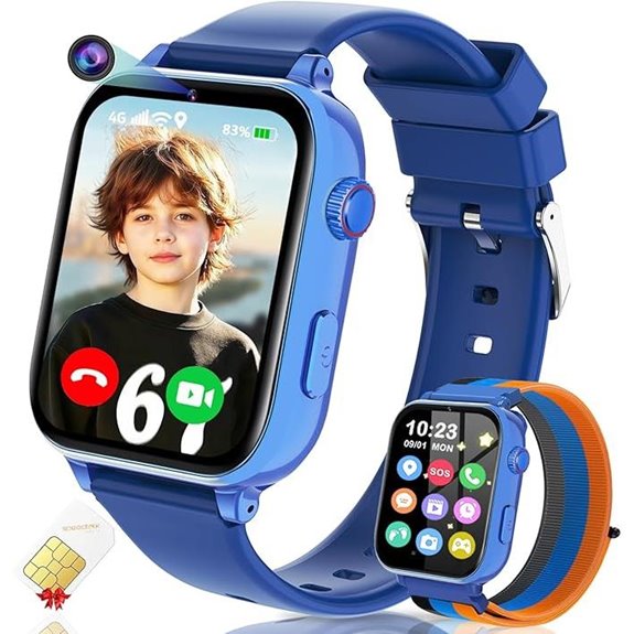 4G Kids Smart Watch with GPS & Video Calling