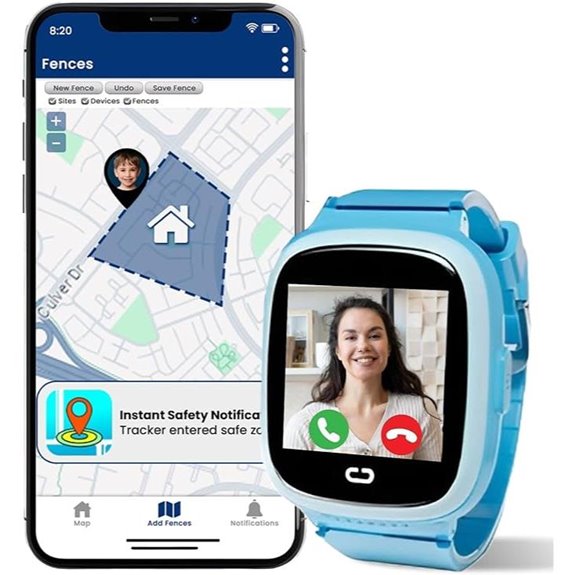 Kids GPS Smart Watch with Calling & Tracking