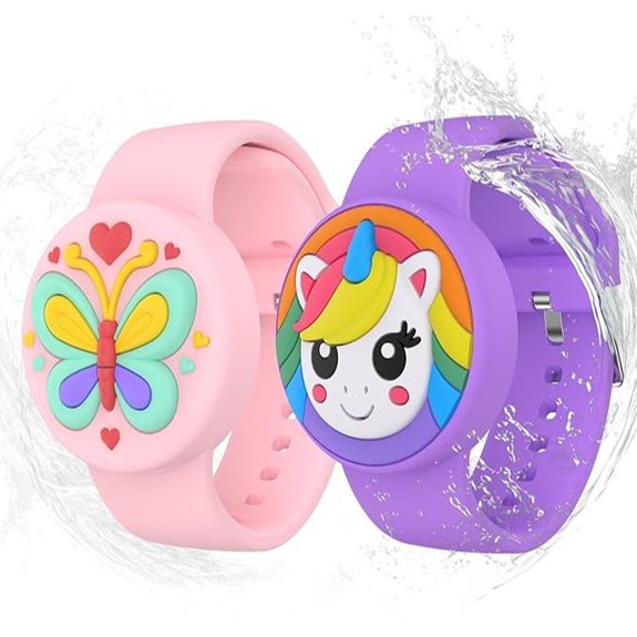 Waterproof AirTag Bracelets for Kids (2 Pack)