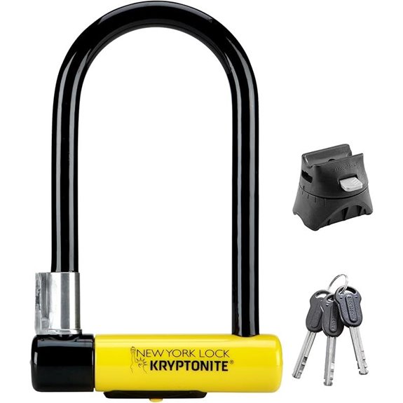 Kryptonite New York Standard Bike U-Lock with Mount