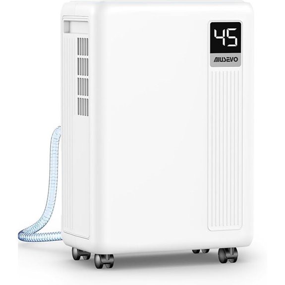 30 Pint Dehumidifier with Drain Hose and Timer