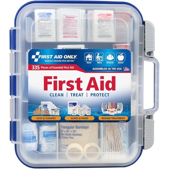 OSHA-Compliant 100-Person First Aid Kit (335 Pieces)
