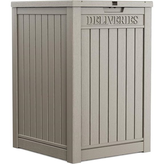 55-Gallon Lockable Outdoor Package Drop Box