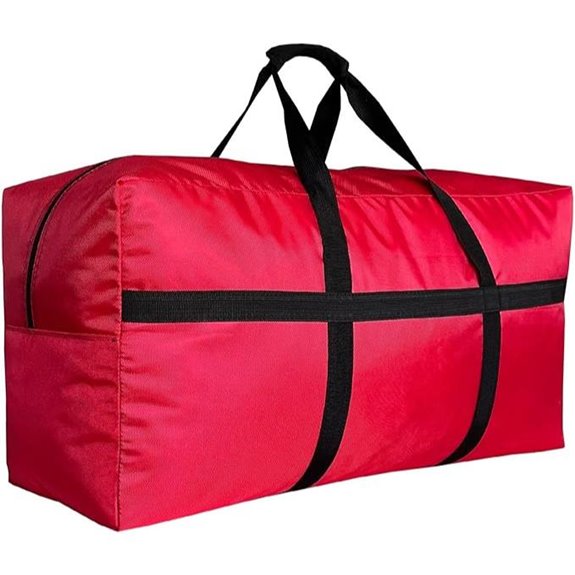Extra Large Duffle Bag for Travel Big Foldable Storage Bag - Red