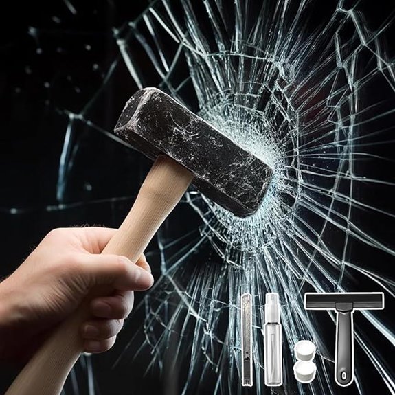 Qualsen 4 Mil Tempered Glass Window Film (17.4x78.7 inch)