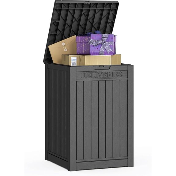 Sersper 48-Gallon Weatherproof Outdoor Delivery Box