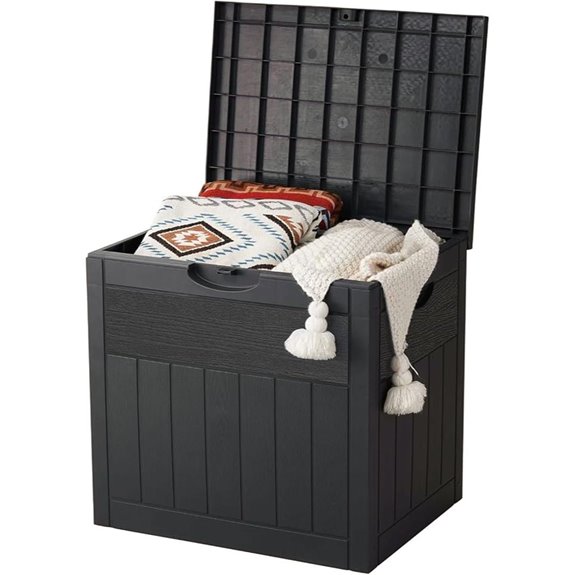 EHHLY 33 Gallon Waterproof Outdoor Storage Box