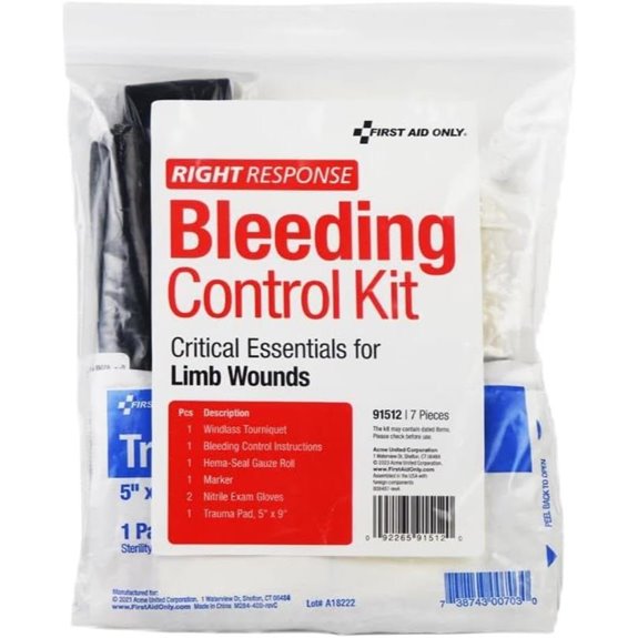 First Aid Bleeding Control Kit for Limb Wounds